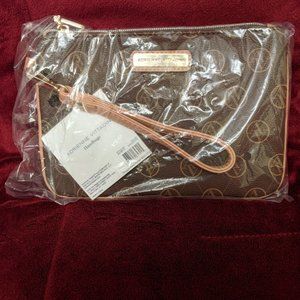 Adrienne Vittadini Signature Clutch Bag
